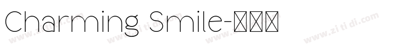 Charming Smile字体转换